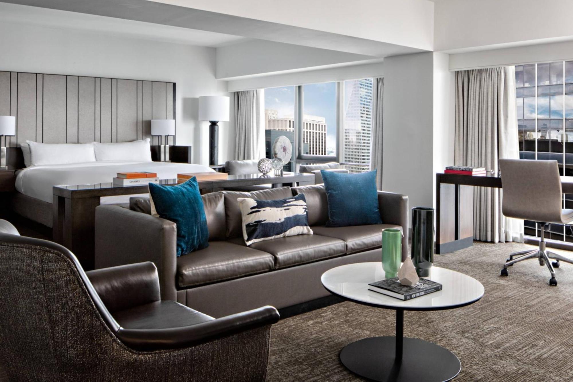 Hotel New York Marriott Marquis Exterior foto A suite at the hotel